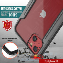 Load image into Gallery viewer, Punkcase iPhone 13 Ravenger Case Protective Military Grade Multilayer Cover [Grey-Black]
