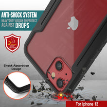 Load image into Gallery viewer, Punkcase iPhone 13 Ravenger Case Protective Military Grade Multilayer Cover [Black]

