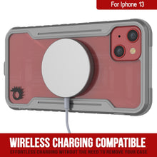 Load image into Gallery viewer, Punkcase iPhone 14 Ravenger MAG Defense Case Protective Military Grade Multilayer Cover [Grey]

