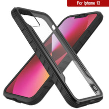 Load image into Gallery viewer, Punkcase iPhone 14 Ravenger MAG Defense Case Protective Military Grade Multilayer Cover [Black]
