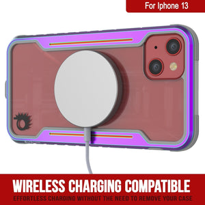 Punkcase iPhone 14 Ravenger MAG Defense Case Protective Military Grade Multilayer Cover [Rainbow]