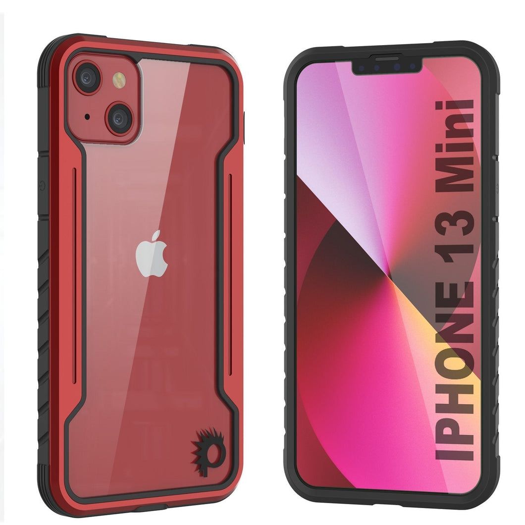 Punkcase iPhone 14 Plus Ravenger MAG Defense Case Protective Military Grade Multilayer Cover [Red]