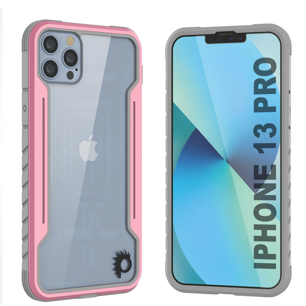 Punkcase iPhone 14 Pro Ravenger MAG Defense Case Protective Military Grade Multilayer Cover [Rose-Gold]