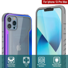 Load image into Gallery viewer, Punkcase iPhone 14 Pro Max Ravenger MAG Defense Case Protective Military Grade Multilayer Cover [Rainbow]
