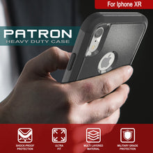 Load image into Gallery viewer, Punkcase for iPhone XR Belt Clip Multilayer Holster Case [Patron Series] [Black]
