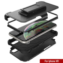 Load image into Gallery viewer, Punkcase for iPhone XR Belt Clip Multilayer Holster Case [Patron Series] [Black]
