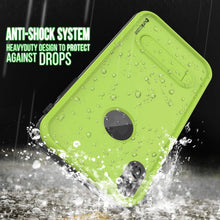 Load image into Gallery viewer, iPhone XR Waterproof Case, Punkcase [KickStud Series] Armor Cover [Green]
