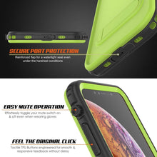 Load image into Gallery viewer, iPhone XR Waterproof Case, Punkcase [KickStud Series] Armor Cover [Green]
