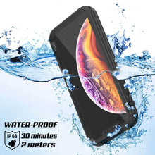 Load image into Gallery viewer, iPhone XR Waterproof Case, Punkcase [KickStud Series] Armor Cover [Black]
