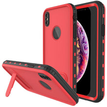 Load image into Gallery viewer, iPhone XR Waterproof Case, Punkcase [KickStud Series] Armor Cover [Red]
