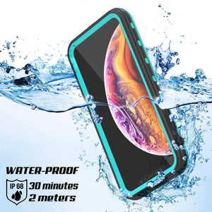 iPhone XR Waterproof Case, Punkcase [KickStud Series] Armor Cover [Teal]