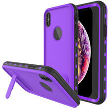 Load image into Gallery viewer, iPhone XR Waterproof Case, Punkcase [KickStud Series] Armor Cover [Purple]
