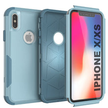Load image into Gallery viewer, Punkcase for iPhone X Belt Clip Multilayer Holster Case [Patron Series] [Mint]
