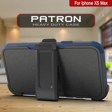 Load image into Gallery viewer, Punkcase for iPhone XS Max Belt Clip Multilayer Holster Case [Patron Series] [Navy]
