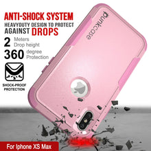 Load image into Gallery viewer, Punkcase for iPhone XS Max Belt Clip Multilayer Holster Case [Patron Series] [Pink]

