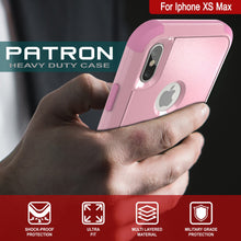 Load image into Gallery viewer, Punkcase for iPhone XS Max Belt Clip Multilayer Holster Case [Patron Series] [Pink]
