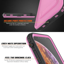 Load image into Gallery viewer, iPhone XS Max Waterproof Case, Punkcase [KickStud Series] Armor Cover [Pink]
