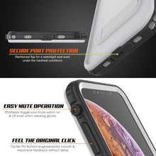 Load image into Gallery viewer, iPhone XS Max Waterproof Case, Punkcase [KickStud Series] Armor Cover [White]
