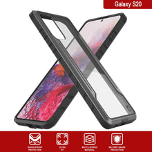 Load image into Gallery viewer, Punkcase S20 Ravenger Case Protective Military Grade Multilayer Cover [Grey-Black]

