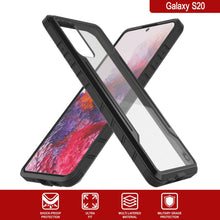Load image into Gallery viewer, Punkcase S20 Ravenger Case Protective Military Grade Multilayer Cover [Black]
