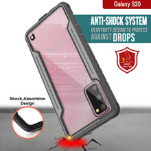 Load image into Gallery viewer, Punkcase S20 Ravenger Case Protective Military Grade Multilayer Cover [Grey-Black]
