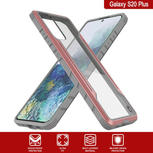 Punkcase S20+ Plus Ravenger Case Protective Military Grade Multilayer Cover [Rose-Gold]