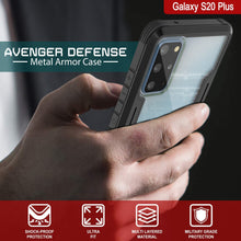 Load image into Gallery viewer, Punkcase S20+ Plus Ravenger Case Protective Military Grade Multilayer Cover [Black]
