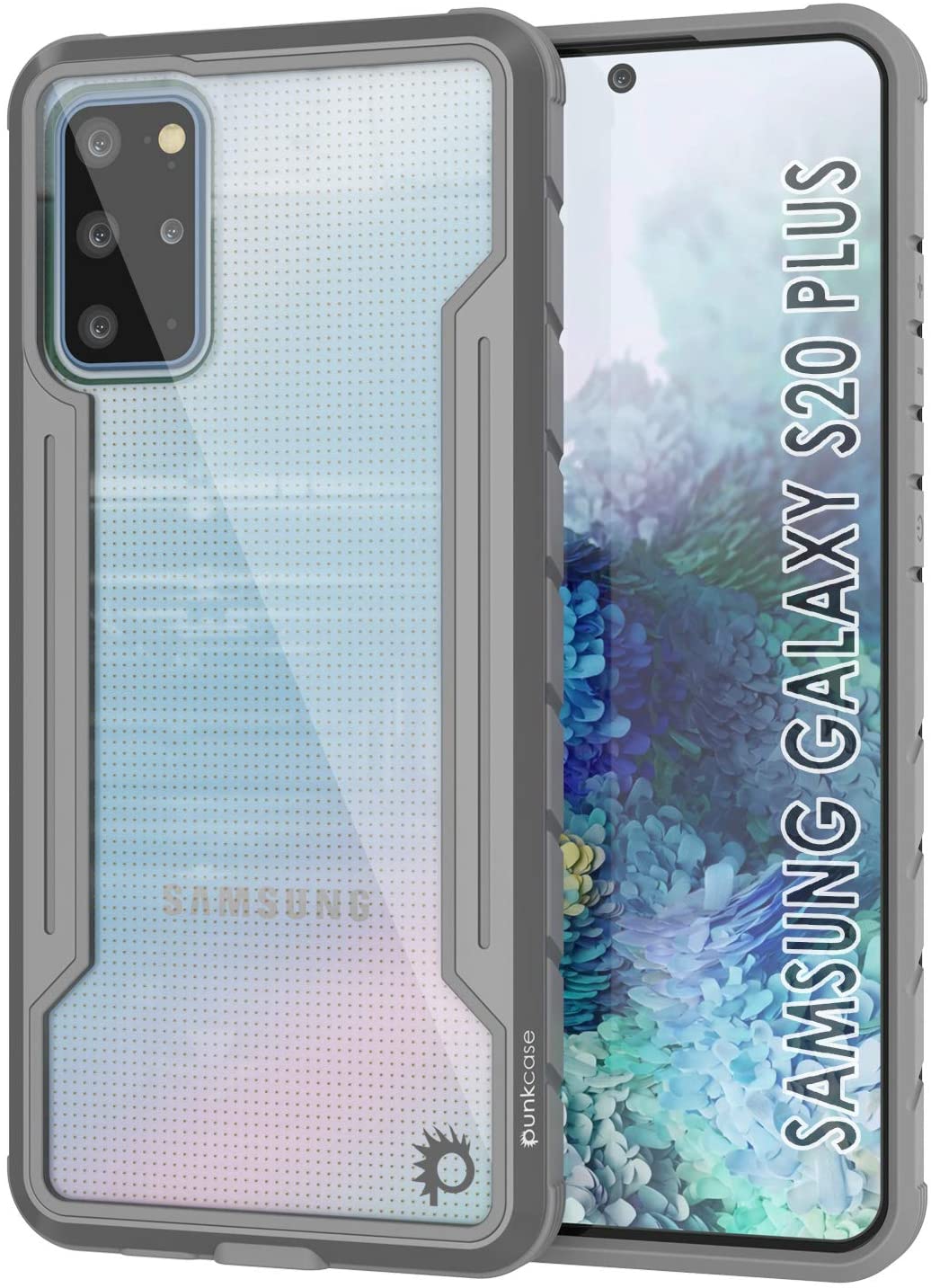 Punkcase S20+ Plus Ravenger Case Protective Military Grade Multilayer Cover [Grey]