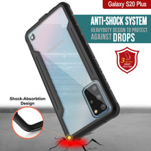 Load image into Gallery viewer, Punkcase S20+ Plus Ravenger Case Protective Military Grade Multilayer Cover [Black]
