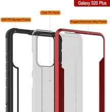 Load image into Gallery viewer, Punkcase S20+ Plus Ravenger Case Protective Military Grade Multilayer Cover [Red]
