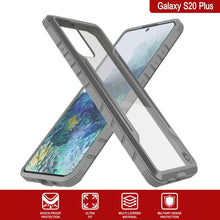 Load image into Gallery viewer, Punkcase S20+ Plus Ravenger Case Protective Military Grade Multilayer Cover [Grey]
