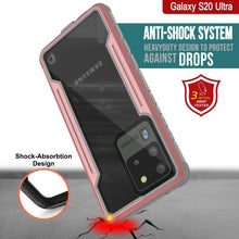 Load image into Gallery viewer, Punkcase S20 Ultra Ravenger Case Protective Military Grade Multilayer Cover [Rose-Gold]
