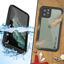 Load image into Gallery viewer, iPhone 12 Pro Max Waterproof IP68 Case, Punkcase [Black]  [Maximus Series] [Slim Fit] [IP68 Certified] [Shockresistant] Clear Armor Cover with Screen Protector | Ultimate Protection
