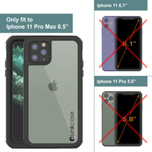 Load image into Gallery viewer, iPhone 12 Pro Max Waterproof IP68 Case, Punkcase [Black]  [Maximus Series] [Slim Fit] [IP68 Certified] [Shockresistant] Clear Armor Cover with Screen Protector | Ultimate Protection

