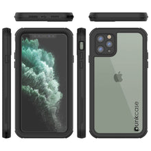 Load image into Gallery viewer, iPhone 12 Pro Max Waterproof IP68 Case, Punkcase [Black]  [Maximus Series] [Slim Fit] [IP68 Certified] [Shockresistant] Clear Armor Cover with Screen Protector | Ultimate Protection
