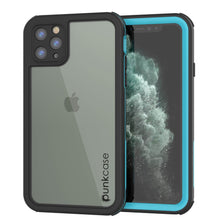 Load image into Gallery viewer, iPhone 12 Pro Max Waterproof IP68 Case, Punkcase [Blue]  [Maximus Series] [Slim Fit] [IP68 Certified] [Shockresistant] Clear Armor Cover with Screen Protector | Ultimate Protection
