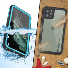 Load image into Gallery viewer, iPhone 12 Pro Max Waterproof IP68 Case, Punkcase [Blue]  [Maximus Series] [Slim Fit] [IP68 Certified] [Shockresistant] Clear Armor Cover with Screen Protector | Ultimate Protection
