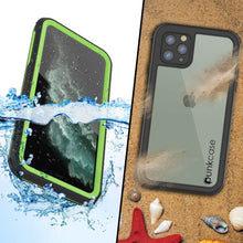 Load image into Gallery viewer, iPhone 12 Pro Max Waterproof IP68 Case, Punkcase [Green]  [Maximus Series] [Slim Fit] [IP68 Certified] [Shockresistant] Clear Armor Cover with Screen Protector | Ultimate Protection
