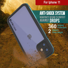 Load image into Gallery viewer, iPhone 12 Waterproof IP68 Case, Punkcase [Blue]  [Maximus Series] [Slim Fit] [IP68 Certified] [Shockresistant] Clear Armor Cover with Screen Protector | Ultimate Protection
