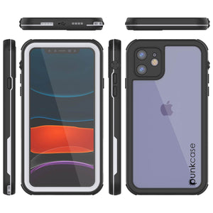 iPhone 12 Waterproof IP68 Case, Punkcase [white]  [Maximus Series] [Slim Fit] [IP68 Certified] [Shockresistant] Clear Armor Cover with Screen Protector | Ultimate Protection