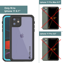 Load image into Gallery viewer, iPhone 12 Waterproof IP68 Case, Punkcase [Blue]  [Maximus Series] [Slim Fit] [IP68 Certified] [Shockresistant] Clear Armor Cover with Screen Protector | Ultimate Protection

