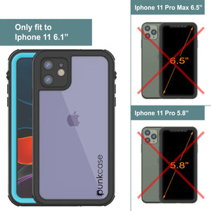 iPhone 12 Waterproof IP68 Case, Punkcase [Blue]  [Maximus Series] [Slim Fit] [IP68 Certified] [Shockresistant] Clear Armor Cover with Screen Protector | Ultimate Protection