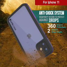 Load image into Gallery viewer, iPhone 12 Waterproof IP68 Case, Punkcase [Purple]  [Maximus Series] [Slim Fit] [IP68 Certified] [Shockresistant] Clear Armor Cover with Screen Protector | Ultimate Protection
