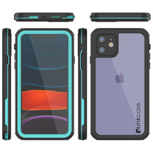 Load image into Gallery viewer, iPhone 12 Waterproof IP68 Case, Punkcase [teal]  [Maximus Series] [Slim Fit] [IP68 Certified] [Shockresistant] Clear Armor Cover with Screen Protector | Ultimate Protection
