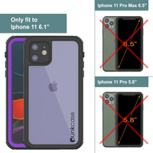 Load image into Gallery viewer, iPhone 12 Waterproof IP68 Case, Punkcase [Purple]  [Maximus Series] [Slim Fit] [IP68 Certified] [Shockresistant] Clear Armor Cover with Screen Protector | Ultimate Protection
