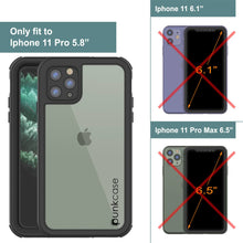 Load image into Gallery viewer, iPhone 12 Pro Waterproof IP68 Case, Punkcase [Black]  [Maximus Series] [Slim Fit] [IP68 Certified] [Shockresistant] Clear Armor Cover with Screen Protector | Ultimate Protection
