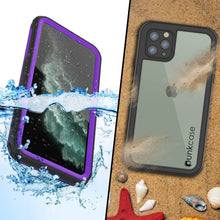 Load image into Gallery viewer, iPhone 12 Pro Waterproof IP68 Case, Punkcase [Purple]  [Maximus Series] [Slim Fit] [IP68 Certified] [Shockresistant] Clear Armor Cover with Screen Protector | Ultimate Protection
