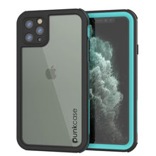 Load image into Gallery viewer, iPhone 12 Pro Waterproof IP68 Case, Punkcase [teal]  [Maximus Series] [Slim Fit] [IP68 Certified] [Shockresistant] Clear Armor Cover with Screen Protector | Ultimate Protection
