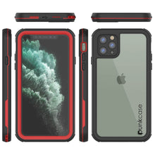 Load image into Gallery viewer, iPhone 12 Pro Waterproof IP68 Case, Punkcase [red]  [Maximus Series] [Slim Fit] [IP68 Certified] [Shockresistant] Clear Armor Cover with Screen Protector | Ultimate Protection
