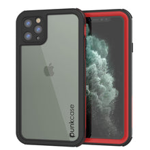 Load image into Gallery viewer, iPhone 12 Pro Waterproof IP68 Case, Punkcase [red]  [Maximus Series] [Slim Fit] [IP68 Certified] [Shockresistant] Clear Armor Cover with Screen Protector | Ultimate Protection
